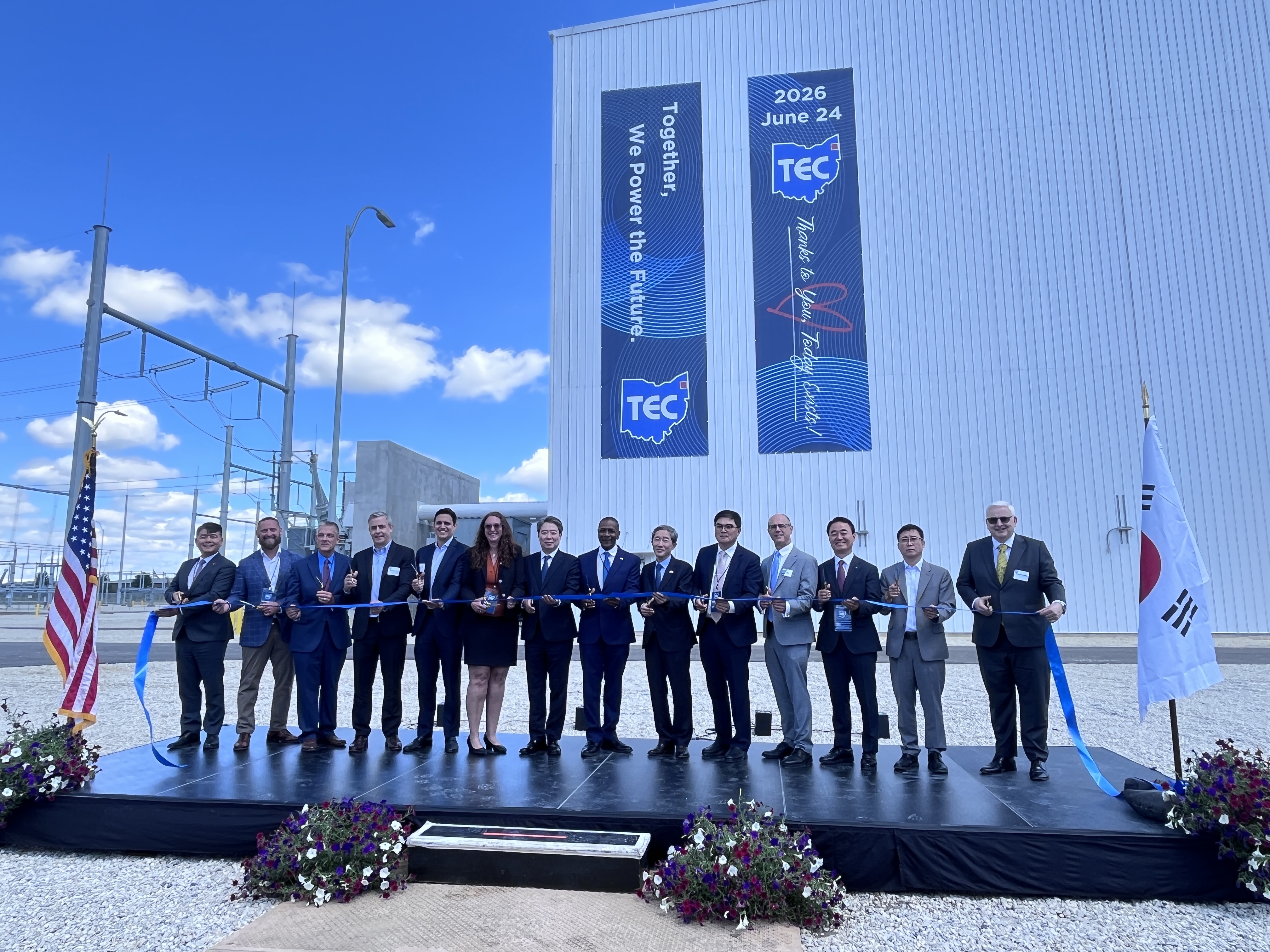 Completion Ceremony for the Trumbull Gas Power Plant in the U.S.