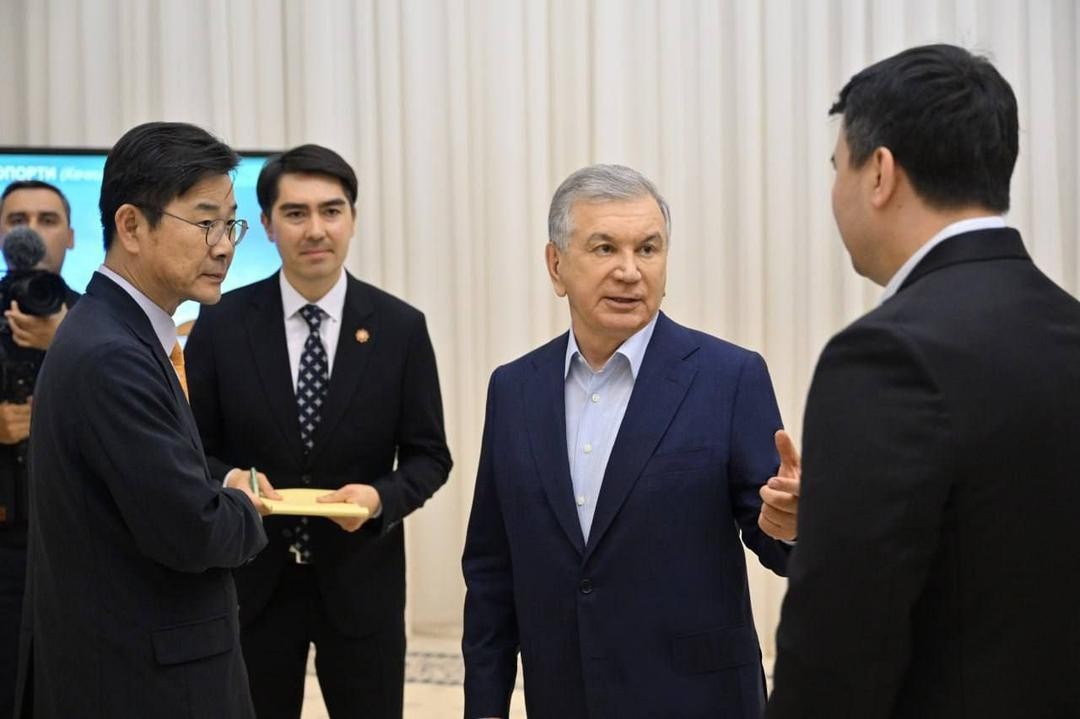 우즈벡 대통령 면담