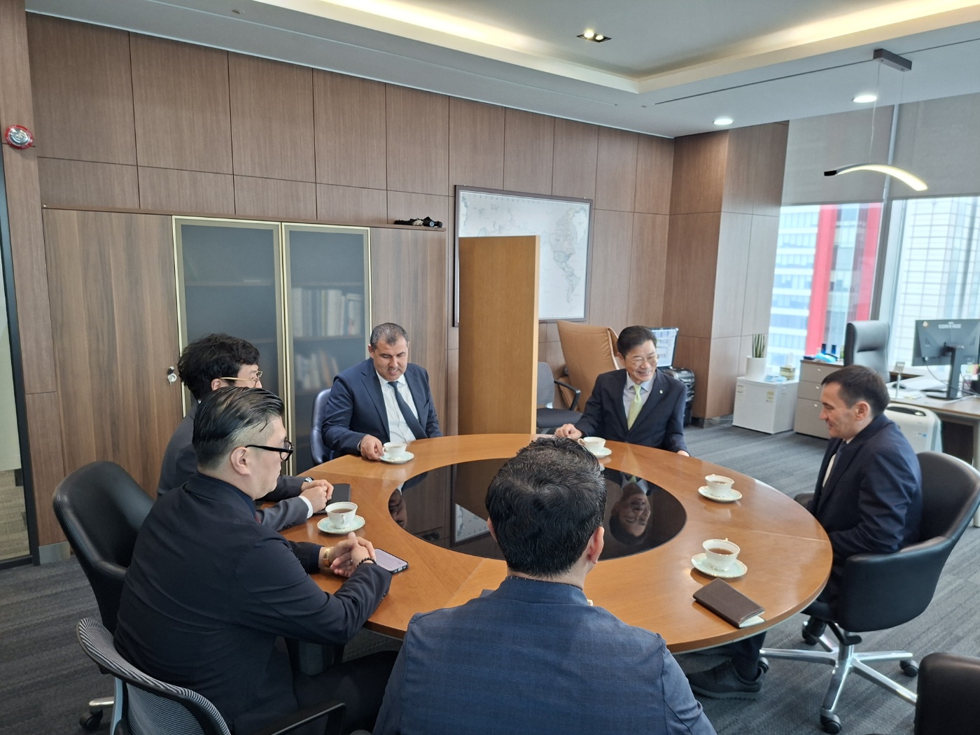 Meeting with the Minister of Transport of Uzbekistan