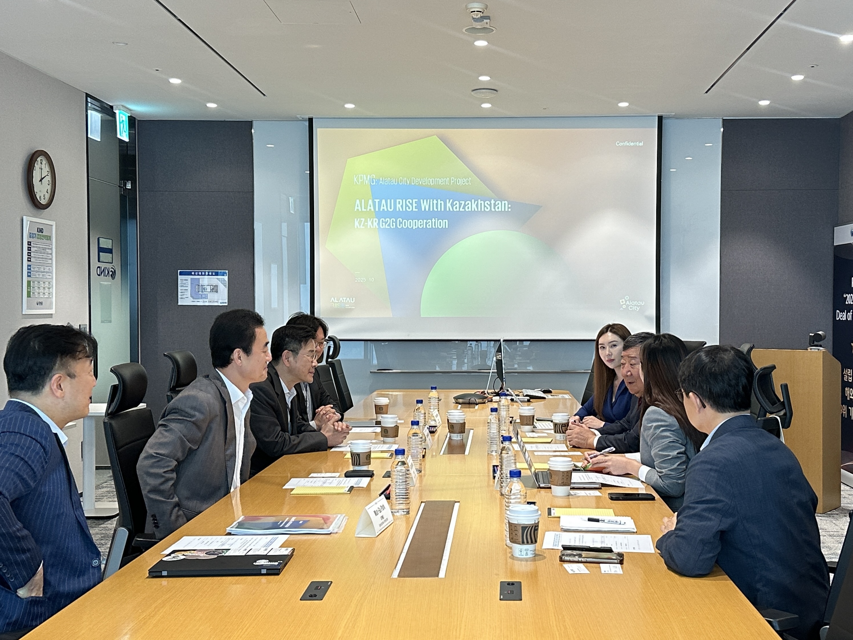 Meeting with the Caspian Group, Kazakhstan